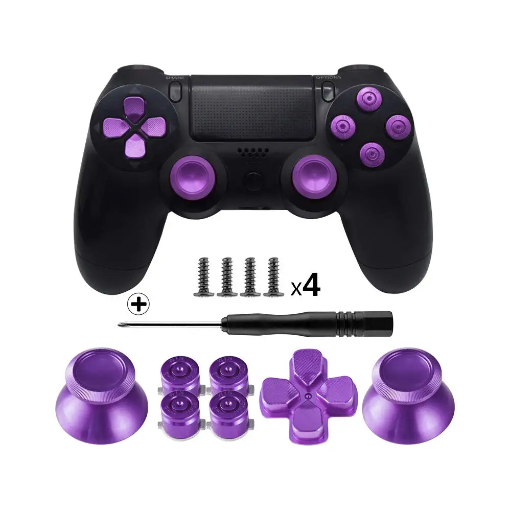 Металлические кнопки ZOMTOP для DualShock 4 алюминиевые металлические Thumbsticks аналоговая