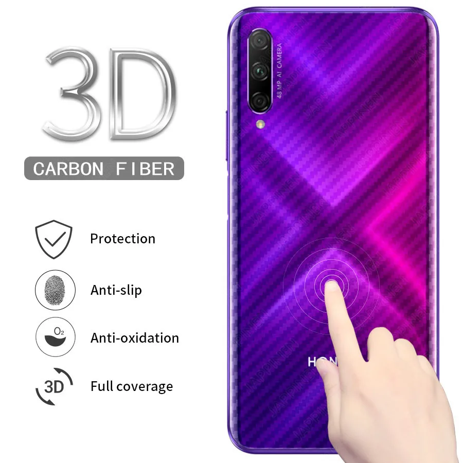 

5Pcs Back Full Cover Carbon Fiber Film Screen Protector for Huawei Honor 9X 8X 10 Lite 10i View 20 Play Nova 5 5i Pro P Smart