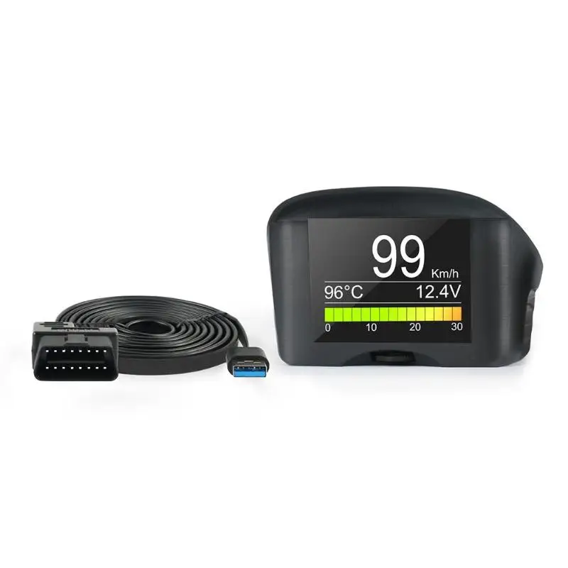 AUTOOL X50 плюс автомобильный OBD HUD Дисплей проектор напряжение скорость сигнализации