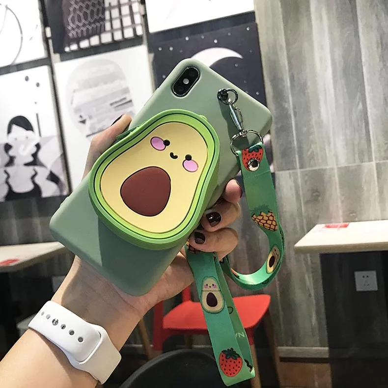 Чехол-кошелек на молнии с 3D рисунком медведя из мультфильма, силиконовый чехол для телефона iphone X, XR, XS, 11 pro MAX, 7, 8, 6S plus, для samsung S9, S10, Note - Цвет: Z