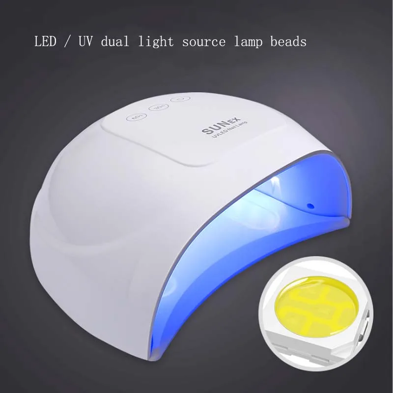 Nail Phototherapy Machine SUNEX Infrared Automatic Induction 36W Baking Lamp For Curing All Gel Dryer | Красота и здоровье