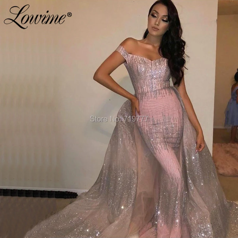 pink glitter party dress