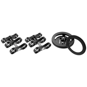 

2Pcs Dual Aluminum Alloy Ball Clamp & 1x Aluminum M52 Diving Buoyant Arm Extension Lens Holder Mount Base