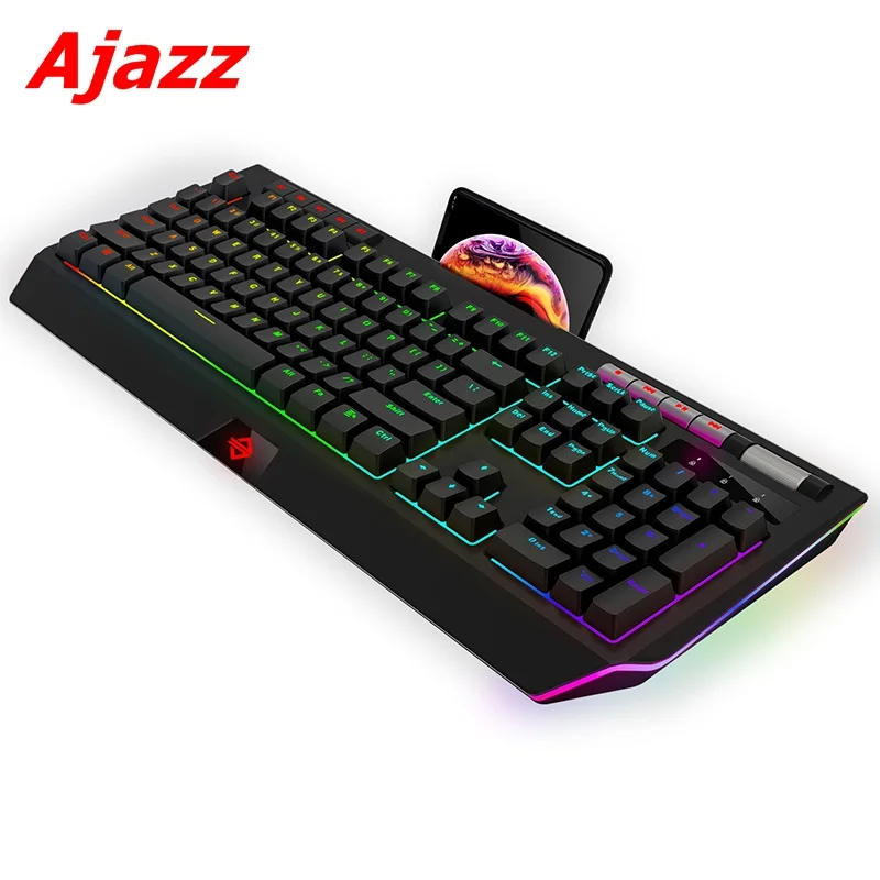 Ajazz AK525 Magnum эргономичная USB Проводная Механическая игровая клавиатура Esports RGB