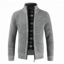 Cardigan Sweater Thicken Warm Knit Sweater Men's Sweater Jacket Loose Sweater Casual Youth Harajuku Cardigans Clothes Men