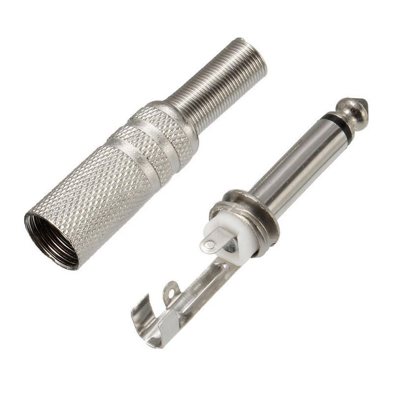 for MP3/4/5 Audio Connector Metal 1/4&quot Male Monaural Jack Plugs 10pcs 10x 10* TV | Электроника