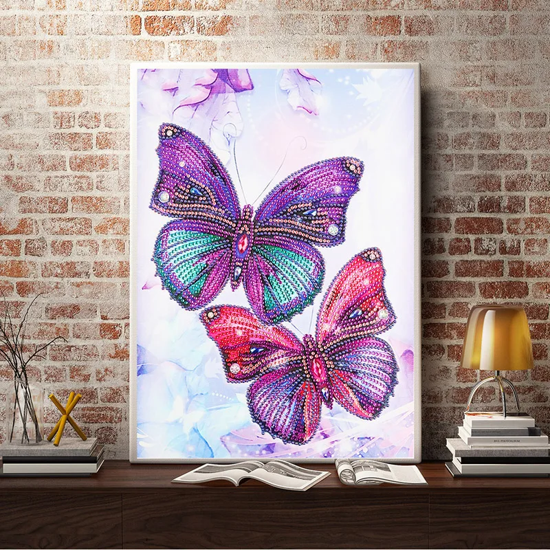 DIY 5D Diamond Painting Butterfly Animals Embroidery Art Dotz Gem Paint Bead Crystal Rhinestone Drill Picture Kits for Adults (2)