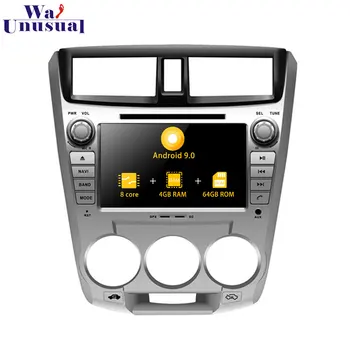 

8" Octa Core Android 9.0 Car Radio GPS Navigation For Honda City1.5L 2008- Auto Car Multimedia system with GPS BT Wifi Maps 2Din