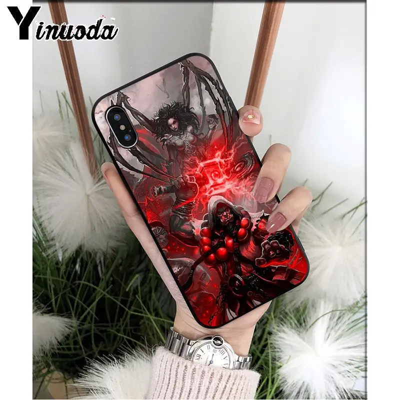 A2 Yinuoda WOW World of Warcraft TPU Мягкий силиконовый чехол для телефона Apple iPhone 8 7 6 6S Plus X XS MAX 5 5S SE XR сотовые телефоны - Цвет: A2