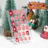 24Pcs/Set Christmas Style Kid Nail Tip Self-Adhesive Colorful DIY Full Cover False Nails Art Press On Tips for Gift 3