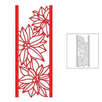 

2020 New Plant Chrysanthemum Flower Frame Sewing Thread Embossing Metal Cutting Dies For Making Card Paper Scrapbooking No Stamp