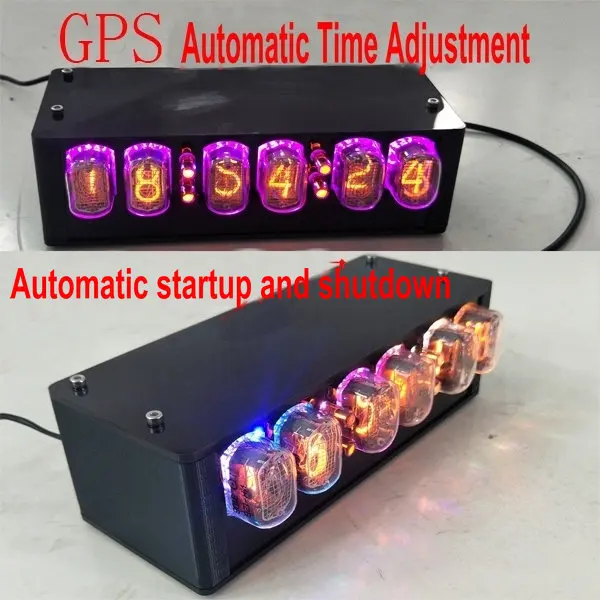 Ретро IN12 светящиеся часы DIY Kit супер QS18-12 GPS коррекция времени трубка | Бытовая
