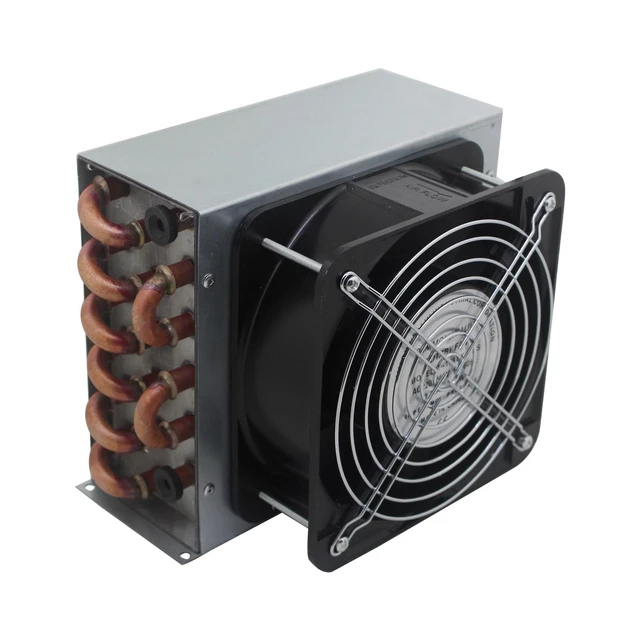 tube heat exchanger for Physical cooling condenser coil refrigerator  aluminum fin heat exchanger Small with shell copper - AliExpress