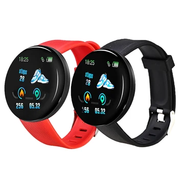 

2pcs D18 Bluetooth Smart Watch Men Women Blood Pressure Smartwatch Sport Tracker Pedometer Smart Watches For Android Smartband