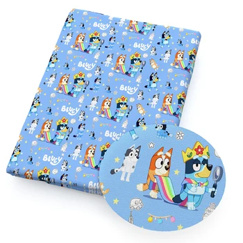 

David accessories 50*140cm Animal Dog 4 Ways Stretch Double Brushed Poly knit Fabric For Sewing DIY Clothes Quilting,c12184