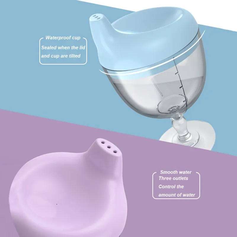 Alimentação do Bebê Garrafa de Água Copos com Duckbill Forma da Boca para a Alimentação do Bebê Copos Taça Forma Boca para a Treinamento Infantil 150ml da 5 High Quality Mamãe e Bebê
