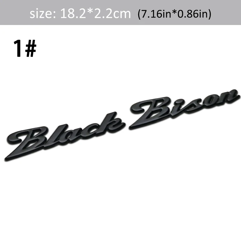 Dsycar 1 шт. 3D металлический WALD Black Bison автомобильный боковой крыло задний багажник эмблема значок наклейки для Mercedes-Benz E S, аксессуары - Название цвета: 1