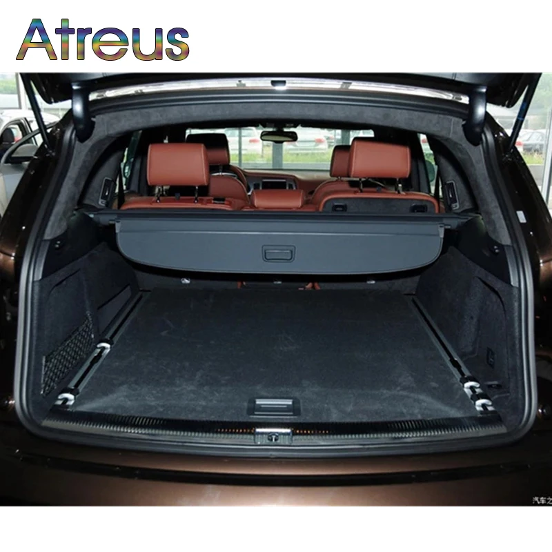 Couverture d'Étagère de Colis de Coffre de Voiture, pour Audi Q7 2010 2011  2012 2013 2014 2015, Accessoires, Porte-Bagages Arrière Rétractables,  Rideau d'Espacement - AliExpress