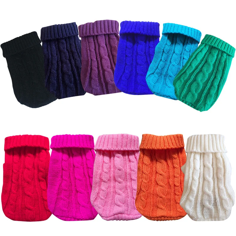 

Dog Clothes for Pet Cats Clothing for Pets Vest Dog Clothes for Cats Dogs Kitty Knitted Solid T Shirt Dog Coat Sweater Costume