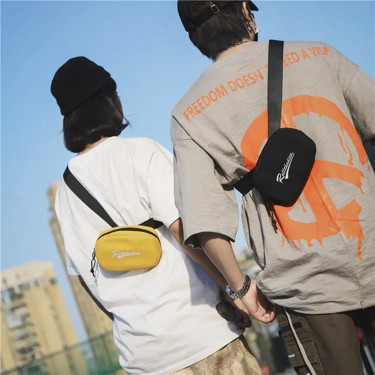 

2019 Autumn And Winter New Style Nylon Cross-body Bag Korean-style Fashion WOMEN'S Shoulder Bag Street Fashion Cool Backpack