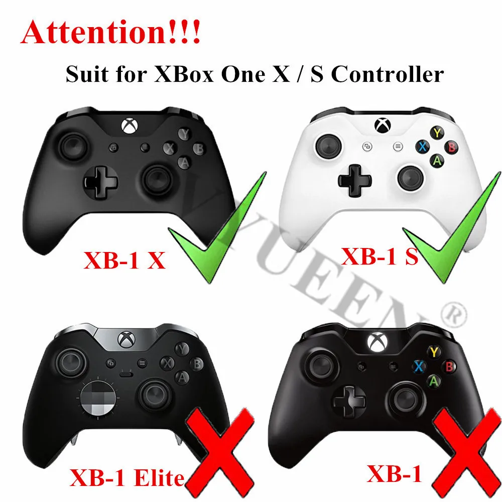 IVYUEEN Plastic Front Top Shell Cover for Xbox One X S Controller 
