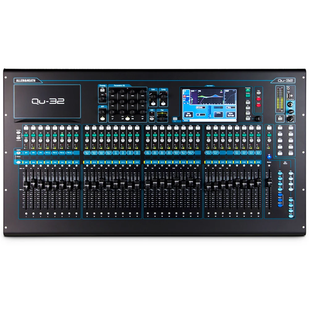 AllenHeathQu32DigitalAudioMixerChromeEditionProfessionalDJ