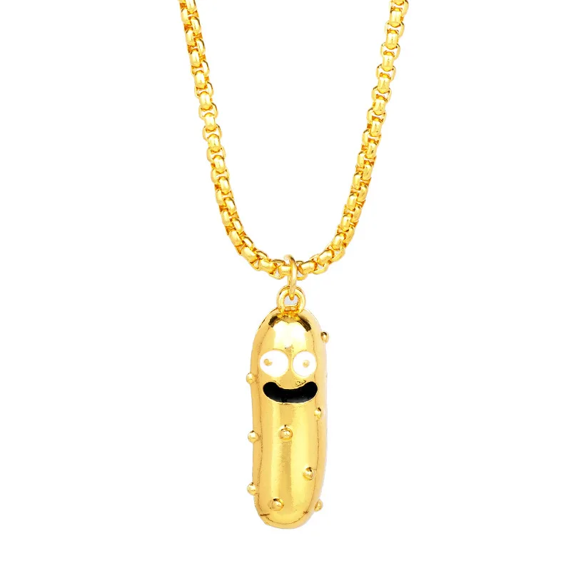 Rick And Morty Pickled Cucumber Pendant 