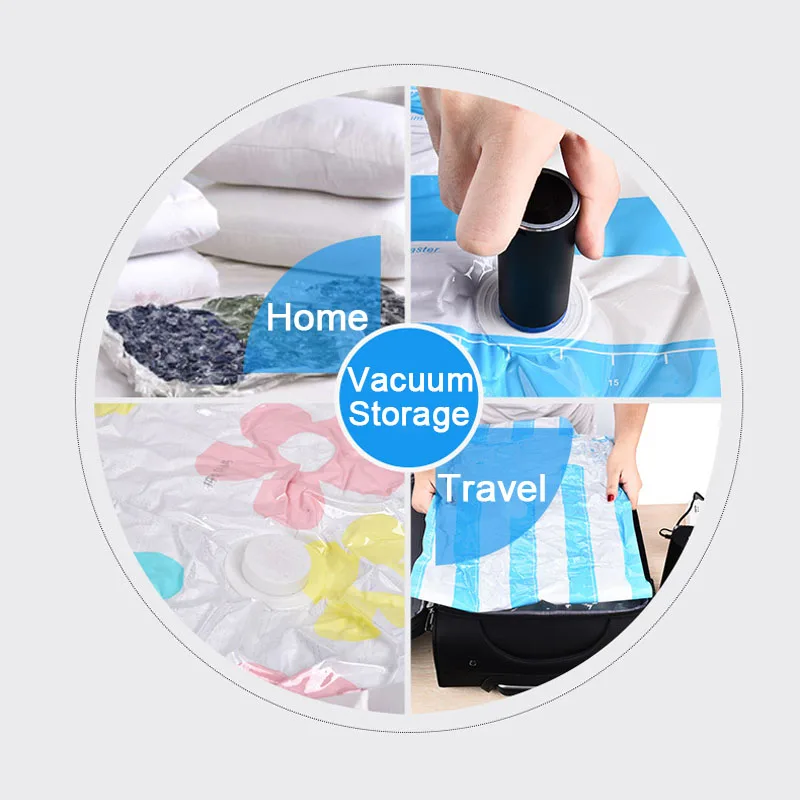 Электрический вакуумный упаковщик воздушный насос для хранения для домашнего путешествия одежда одеяла еда Sous Vide вакуумная упаковка пакеты для хранения еды