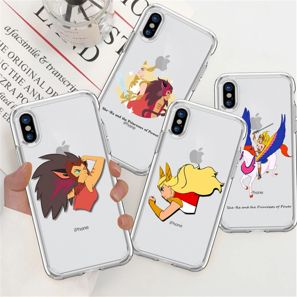

She-Ra and the Princesses of Power Transparent soft shell phone For iphone 12ProMax 11 SE X 7 XS XR 12 XSMA 11Pro 11ProMax Cover