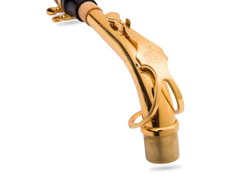 Высокое качество альт саксофон матовый черный никель золото [двойное укрепление] NAIPUTESI NT-802 ключ Тип Фламинго резьба Профессиональный альт саксофон