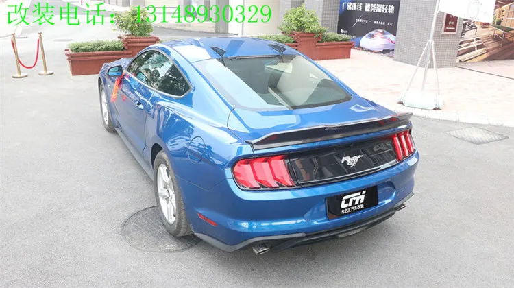 Подходит для Ford Mustang 18 карбоновое волокно автомобильный Топ Ветер плавник акулы украшение для антенны дефлектор воздушный нож