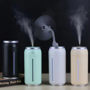 

Air Humidifier 3 in 1 Misty Can With USB Fogger Mist Maker with LED Night and Fan for Both Home And Car