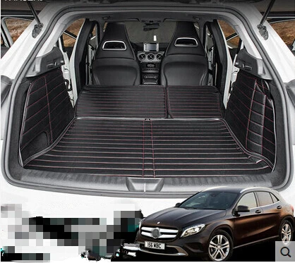 

full surrounded Special car trunk mats for MercedesGLA260 durable waterproof carpets