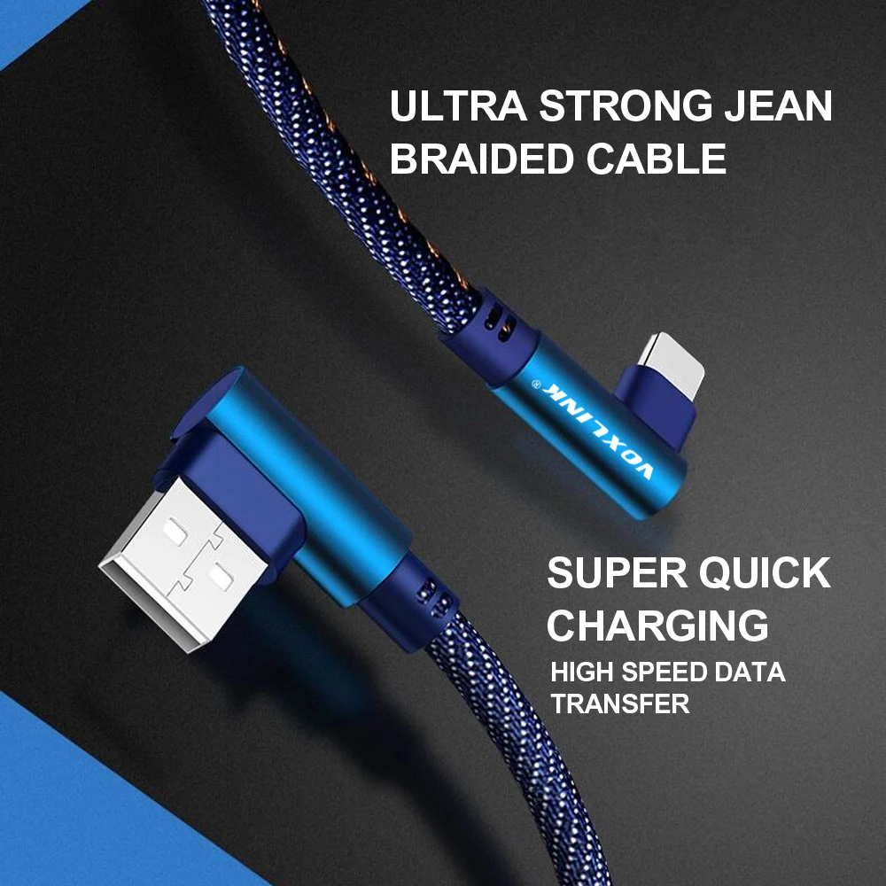 VOXLINK 5V 2.4A USB кабель для iphone X XS XR Быстрая Зарядка Синхронизация данных USB кабель для iphone xs max 8 8Plus 7 6 6s ipad mini