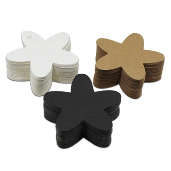 

DHL 6*6cm Blank Kraft Paper Hang Tag Party Wedding Note Label Stapelia Price Luggage Gift Craft Decor Tag Favor 2500Pcs/Lot Card