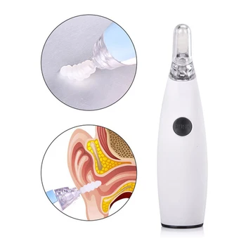 

Smart Ear Cleaner Earpick LED Pocket Ear Cleaner Wax Electric Massage Removal Kit Without Battery for Adults Children