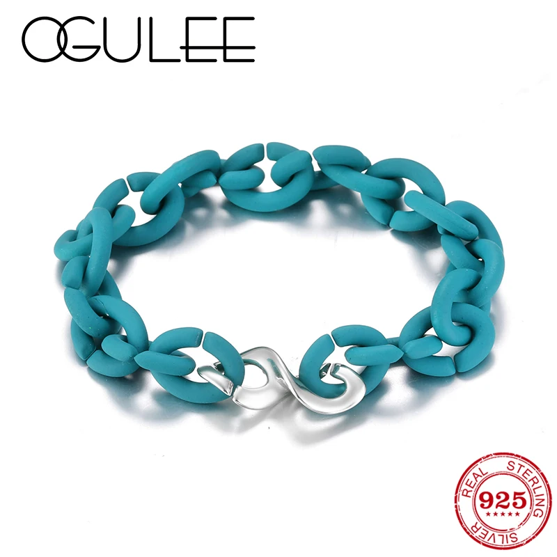 Новинка 2019 хит серебряный резиновый браслет в форме шарика с цифрой Lucky 8 браслеты