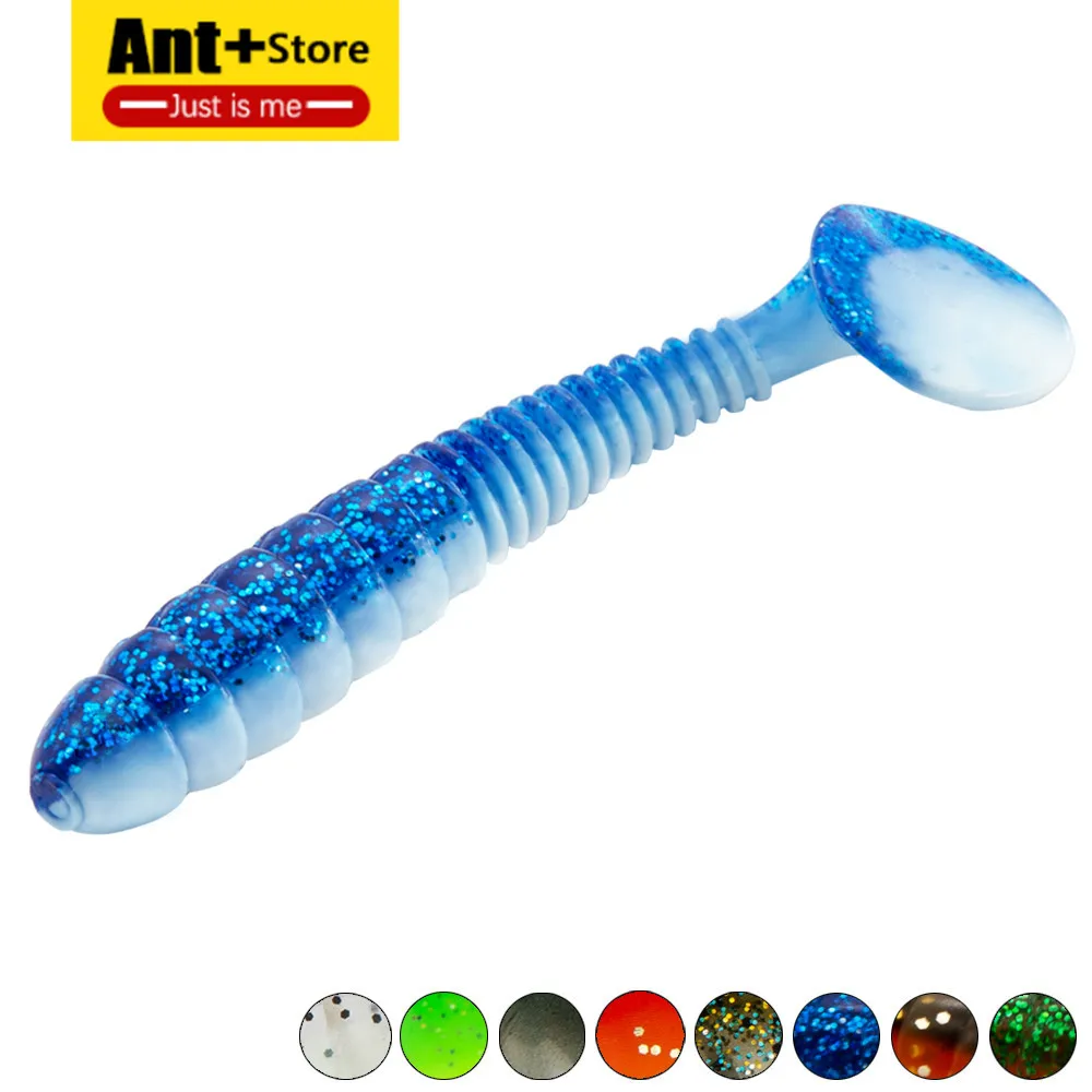 

t keitech FAT Swing Impact fishing lure silicone rubber for fishing bass pike perch soft lure 8cm