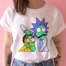 Rick and morty/женская футболка, забавная Новая модная футболка с рисунком в стиле Харадзюку, футболка с принтом ulzzang, женская одежда