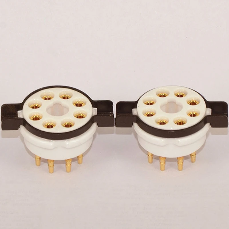 

2x 8pin EL34 6SN7 KT88 5U4G 274B 6L6 5AR4 KT66 6V6 Octal Gold tube socket