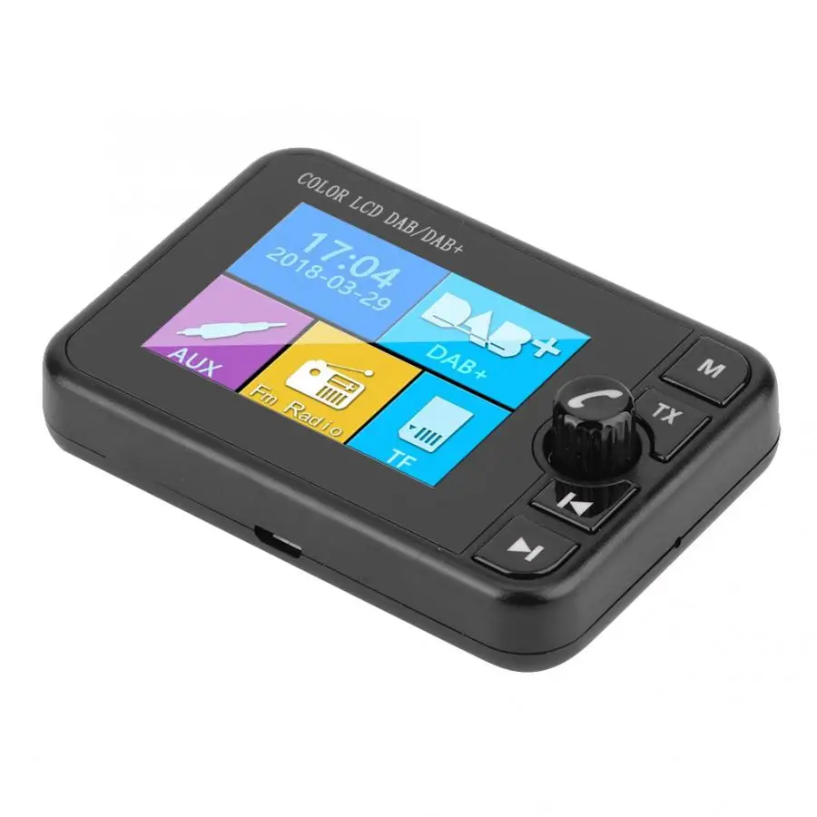 2.4in DAB Автомобильный цифровой радиоприемник Bluetooth с fm-передатчиком AUX BT музыкальный приемник автомобильные аксессуары