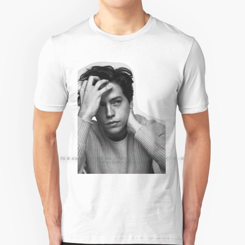 Camiseta algodón puro con estampado de Cole Sprouse, camisa de manga de 100% algodón, con estampado de Las Flores, Kevin, Tanya, River Vixens, Riverdale, madaine, Petsch, Kirk, Cott, Kj, Apa|Camisetas| -