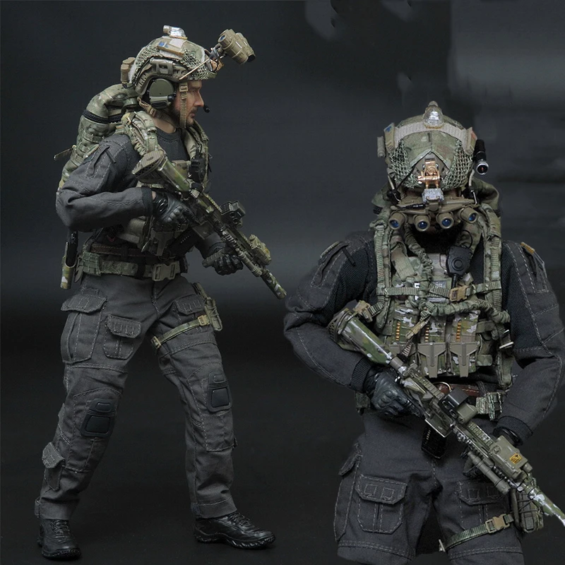 

Mini Times Toys 1/6 Scale M008 US Army Naval Special Squad Six Male Soldiers Action Figures Collection