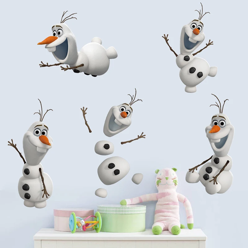 3D View Cartoon Disney Frozen 2 Movie Olaf Elsa Anna Wall Stickers For Home Decor Kids Rooms Wall Decals PVC Art Mural Poster 3D View Cartoon Disney Frozen 2 Movie Olaf Elsa Anna Wall Stickers For Home Decor Kids Rooms Wall Decals PVC Art Mural Poster
