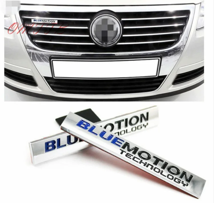 1 шт. 3D Автомобильная наклейка эмблема Авто Гриль значок для Volkswagen Bluemotion
