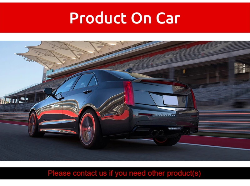 Спойлер для багажника Cadillac ATS Sedan 2008-2013 из настоящего углеродного волокна