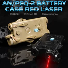 WADSN страйкбол тактический AN peq PEQ-2 чехол батареи красный лазер для 20 мм рельсы без функции PEQ2 коробка WEX426