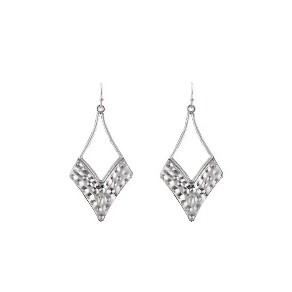 Handmade Hammered Metaillic Arrow Heads Dangle Drop Earrings for Women Chic Trendy Geometry Arrowhead | Украшения и аксессуары