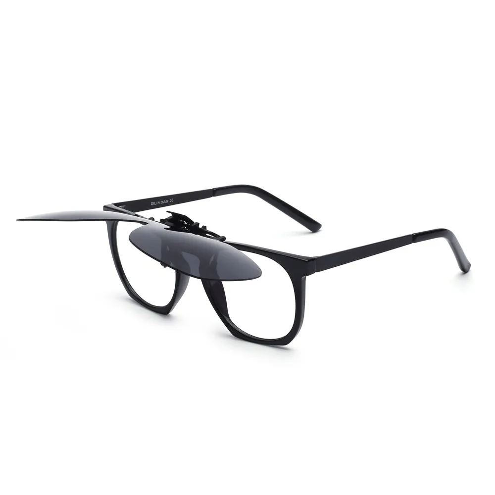  - JIM Retro Polarized Sunglasses Men Women, Flat Top Square Driving Glasses UV400