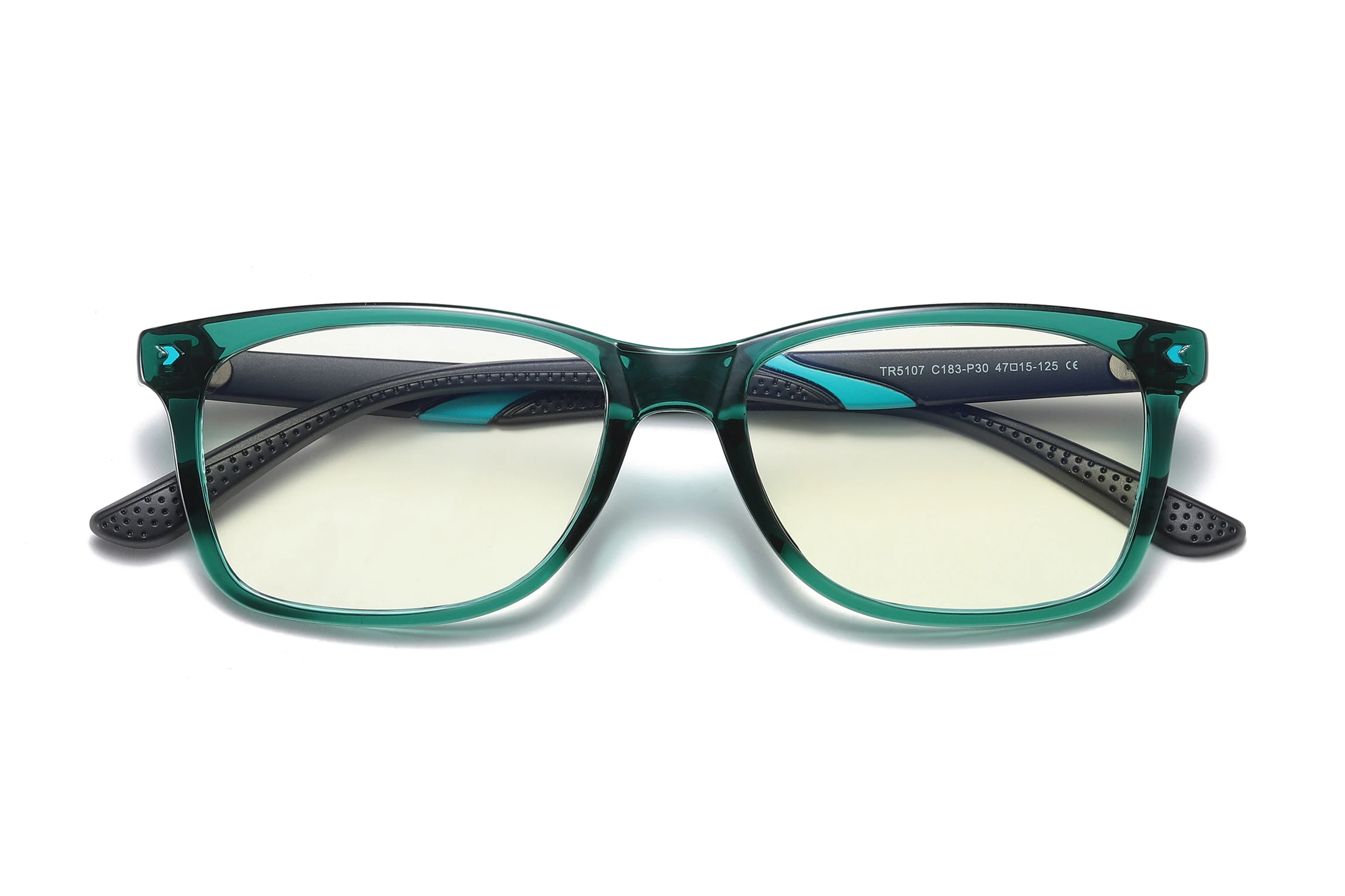 MAXJULI Blaulicht-blockierende Brille für Jugendliche, Jungen und Mädchen, quadratisch, TR90, flexibler optischer Gummirahmen, Brillen 6607 – Detail 10